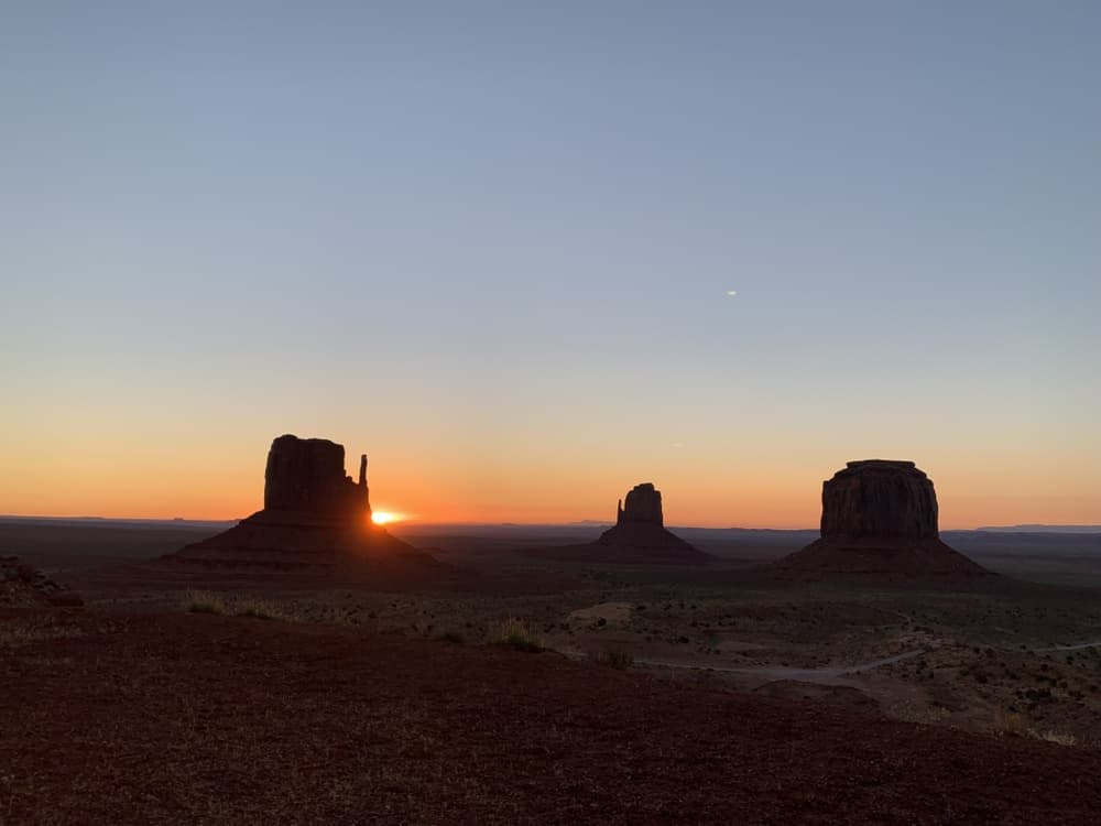 アメリカ、ユタ州にあるモニュメントバレーの絶景